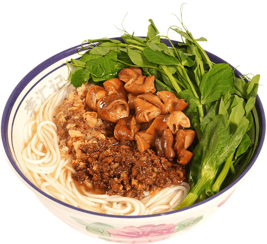 香卤肥肠+肉酱米线